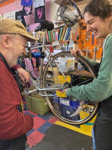 Learn how to repair your bike with our team of bicycle mechanics and volunteer coaches