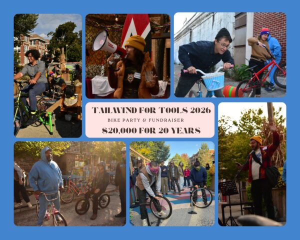 Join us at Tailwind for Tools 2026 to help raise $20k for The Recyclery's 20th birthday